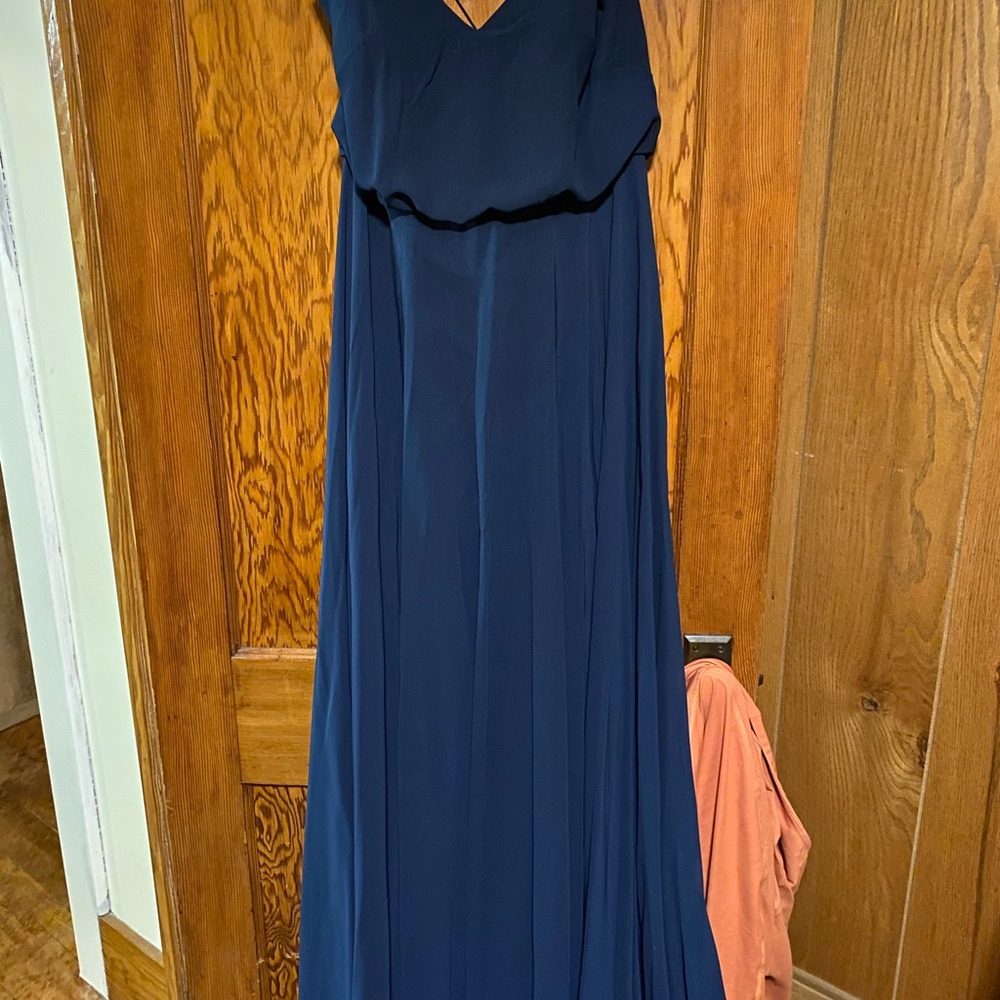 Jenny Yoo Inesse Dress Navy - Picture 6 of 7